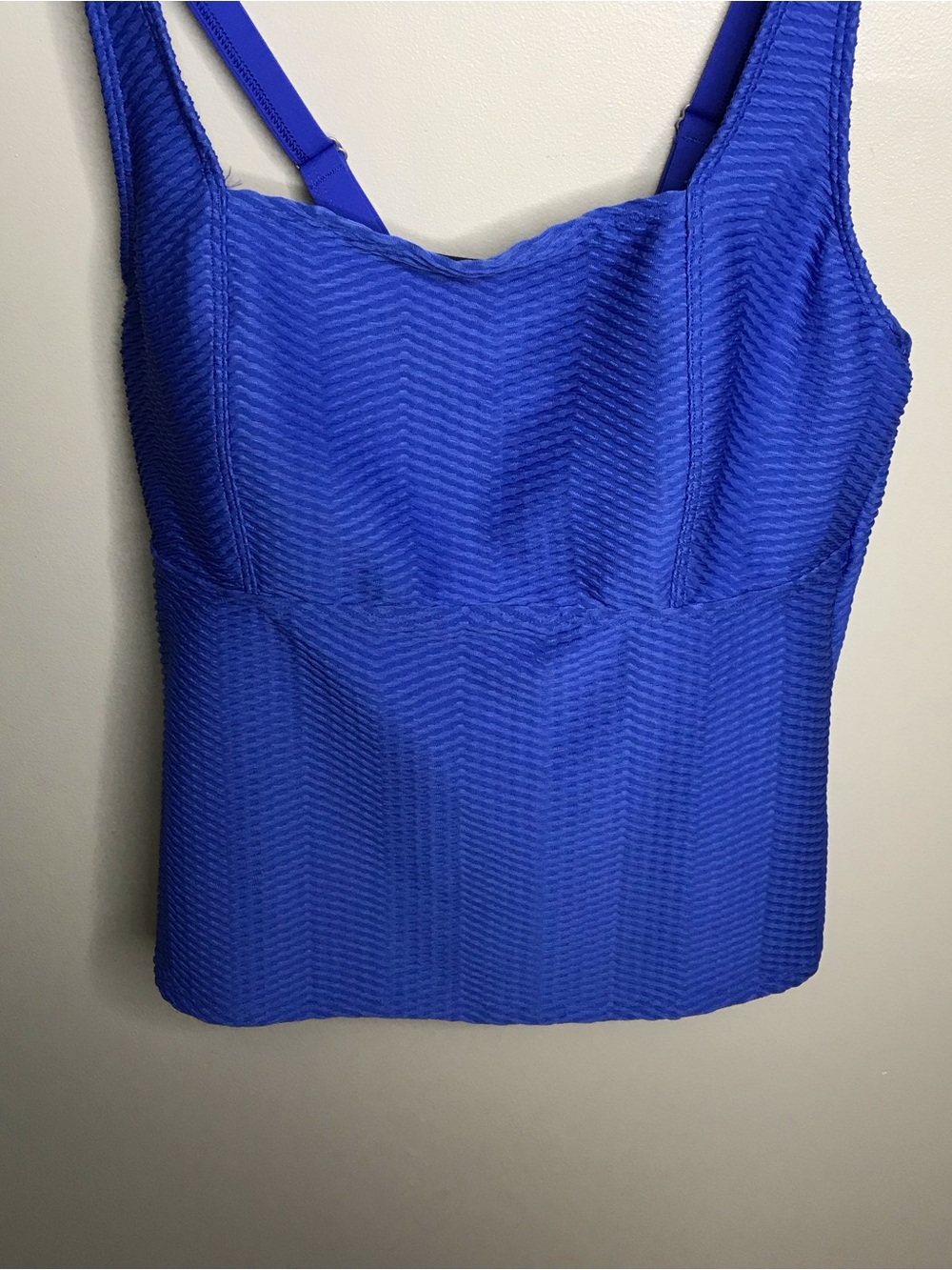 Lands' End Textured Tankini Top Women’s Size 16W - Picture 3 of 4